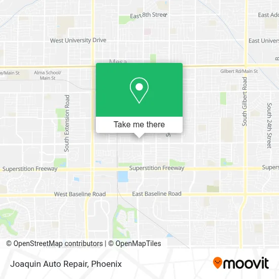 Joaquin Auto Repair map