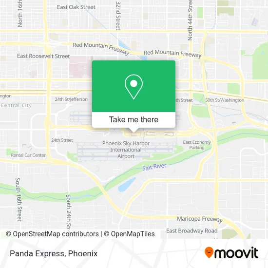 Panda Express map