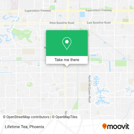 Lifetime Tea map