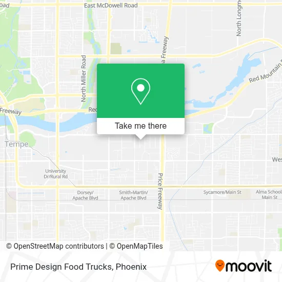 Prime Design Food Trucks map
