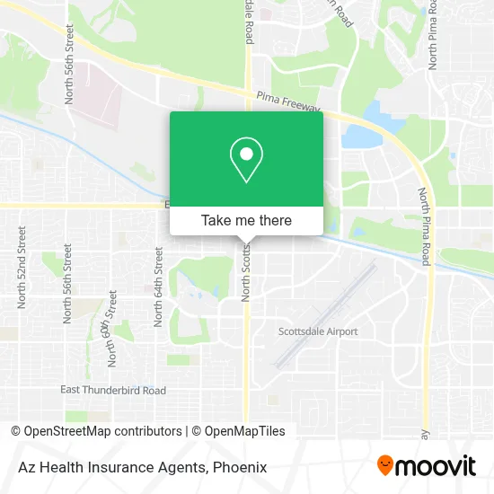 Az Health Insurance Agents map