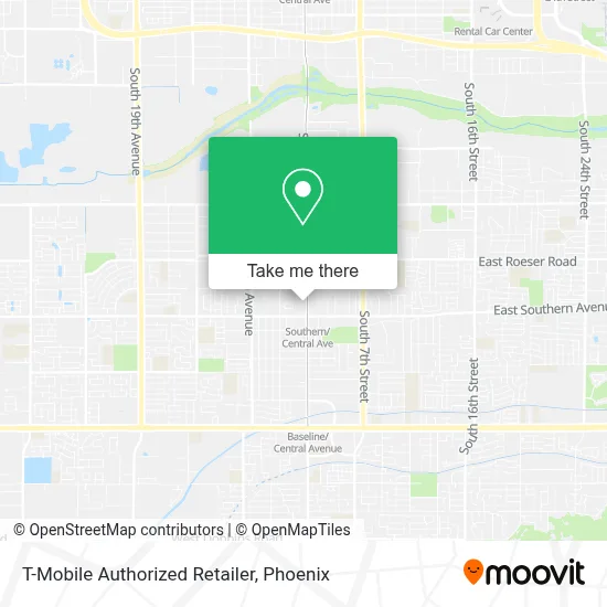 T-Mobile Authorized Retailer map