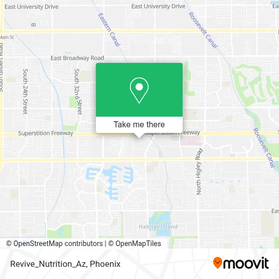 Revive_Nutrition_Az map