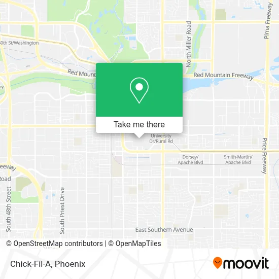 Chick-Fil-A map
