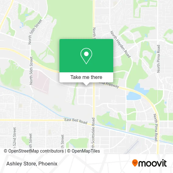 Ashley Store map
