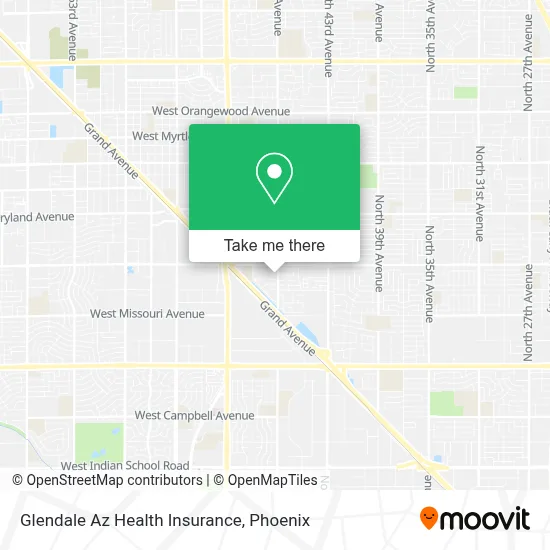 Glendale Az Health Insurance map