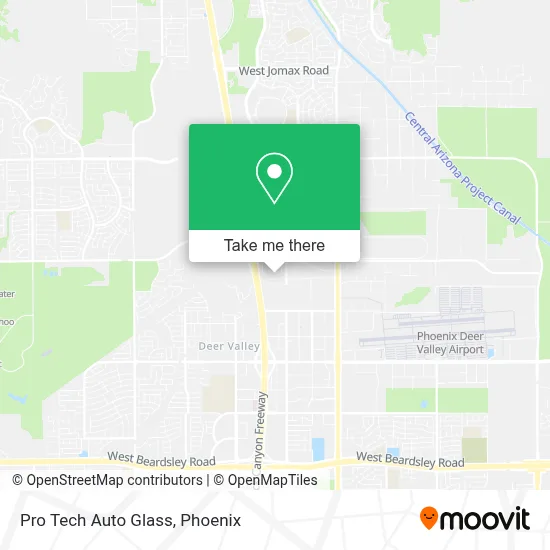 Pro Tech Auto Glass map