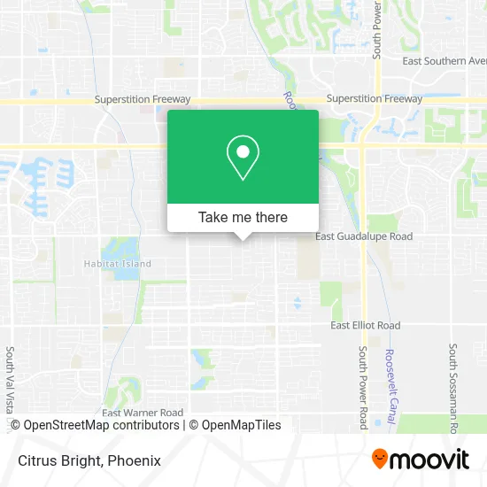 Citrus Bright map