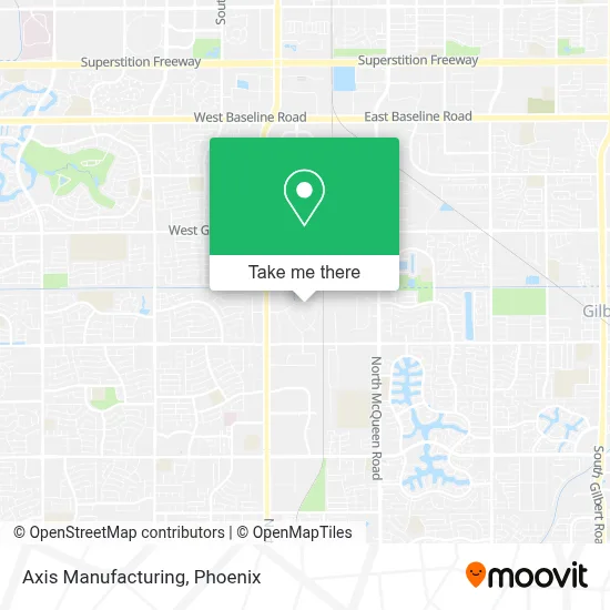 Axis Manufacturing map