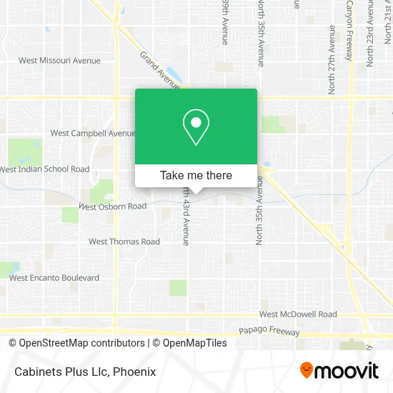 Cabinets Plus Llc map