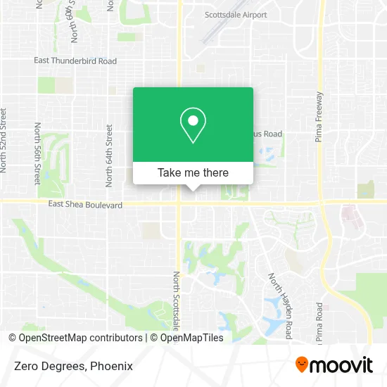 Zero Degrees map