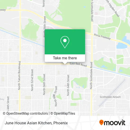 June House Asian Kitchen map