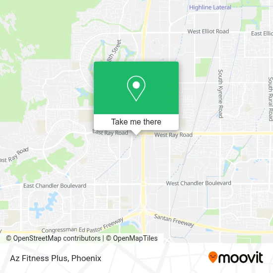 Az Fitness Plus map