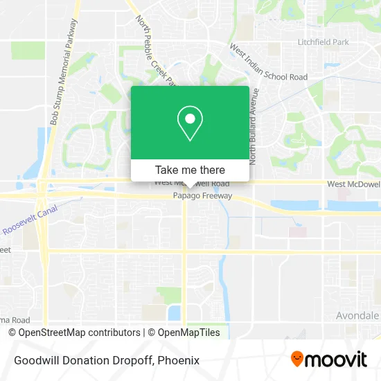 Goodwill Donation Dropoff map