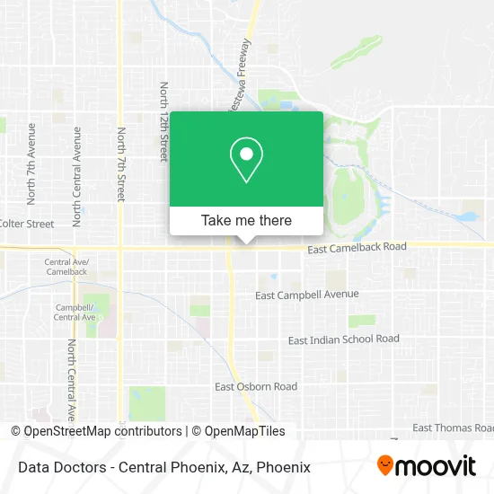 Data Doctors - Central Phoenix, Az map