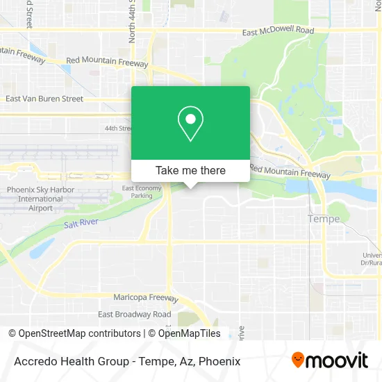 Accredo Health Group - Tempe, Az map