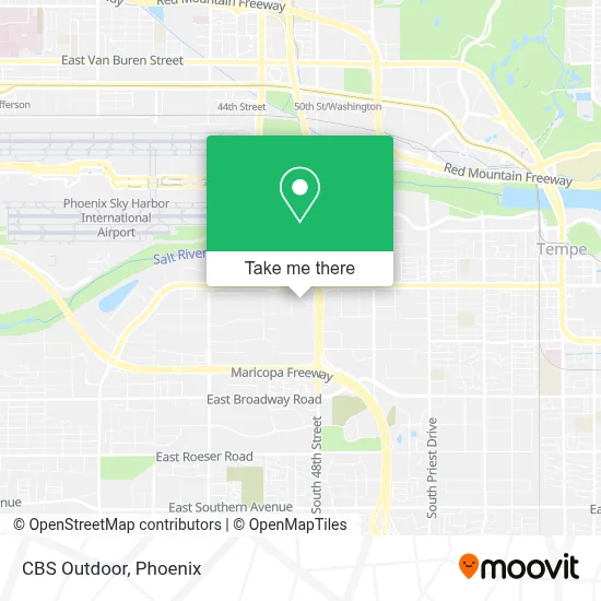 Cbs Outdoor map