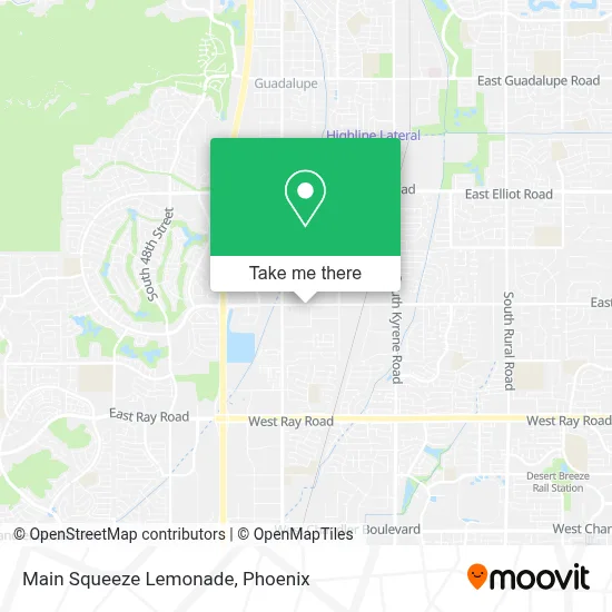 Main Squeeze Lemonade map