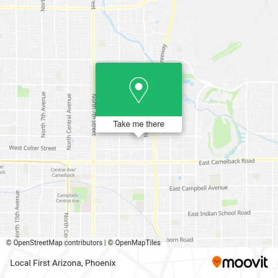 Local First Arizona map