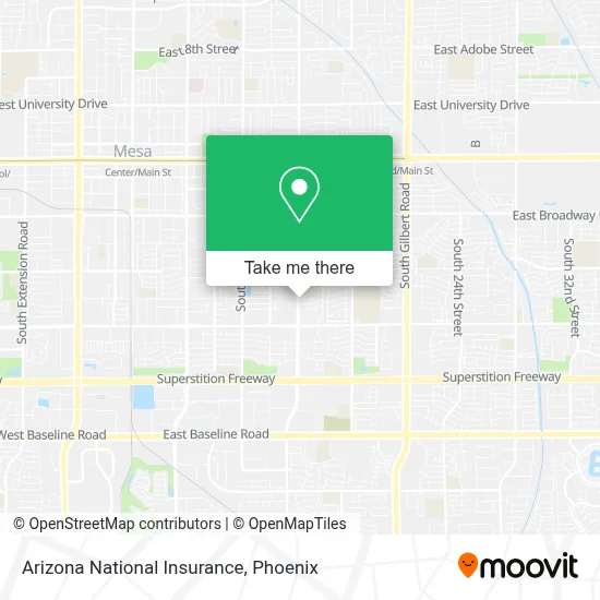 Arizona National Insurance map