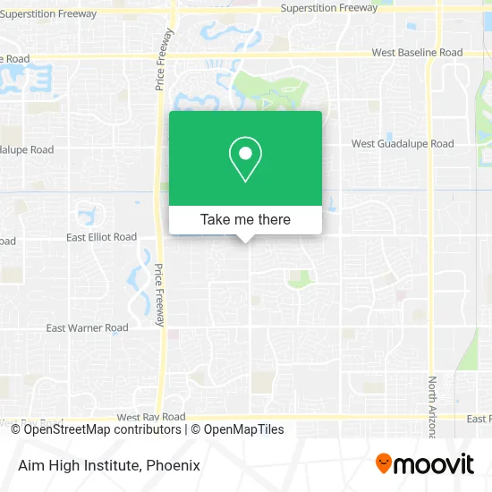 Aim High Institute map