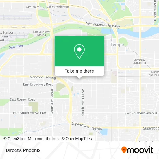 Directv map
