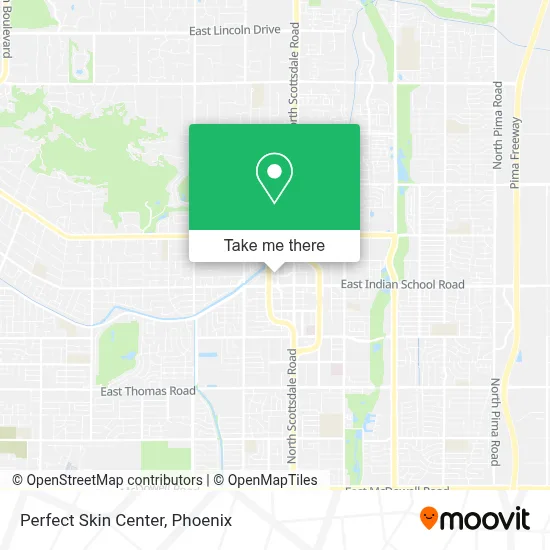 Perfect Skin Center map