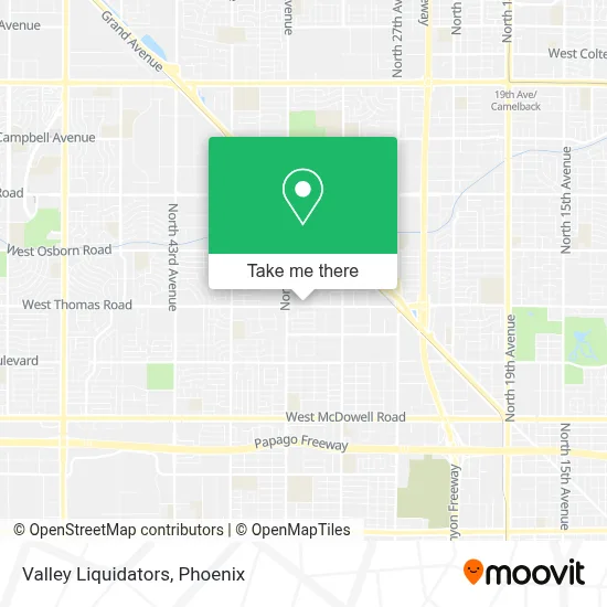 Valley Liquidators map