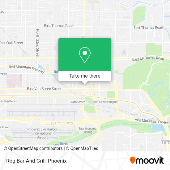 Rbg Bar And Grill map
