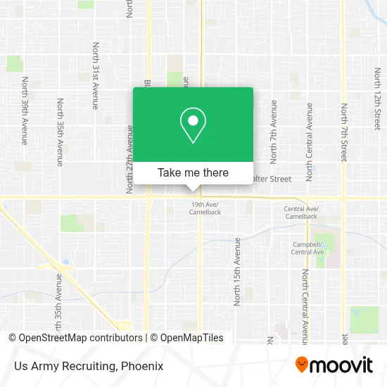 Us Army Recruiting map