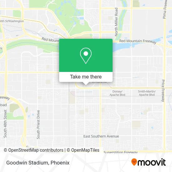 Goodwin Stadium map
