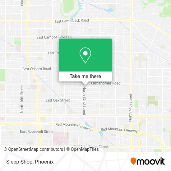 Sleep Shop map