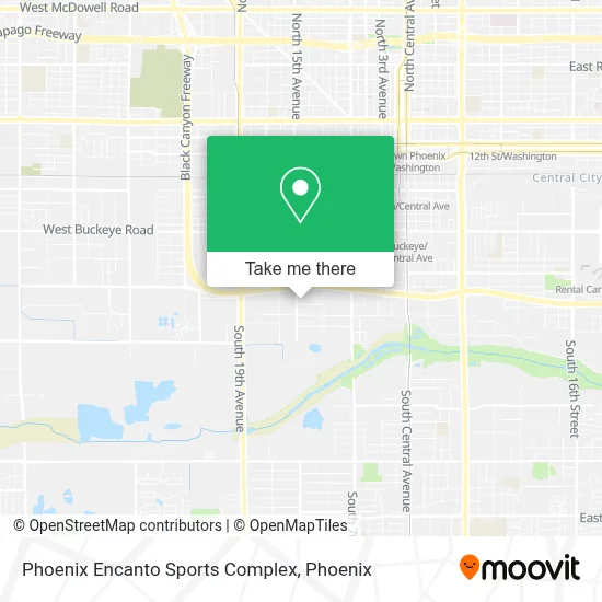 Phoenix Encanto Sports Complex map