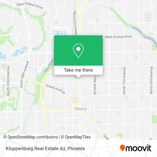 Kloppenburg Real Estate Az map