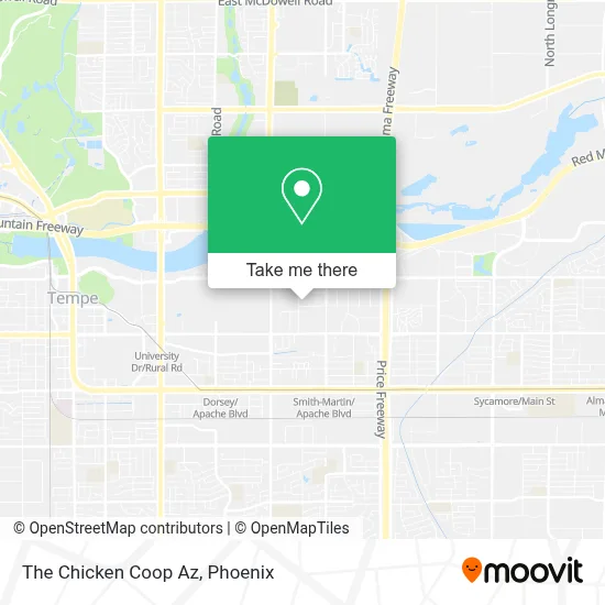 The Chicken Coop Az map