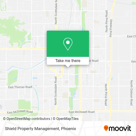 Shield Property Management map