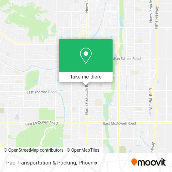 Pac Transportation & Packing map