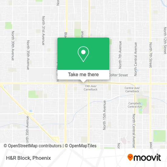 H&R Block map