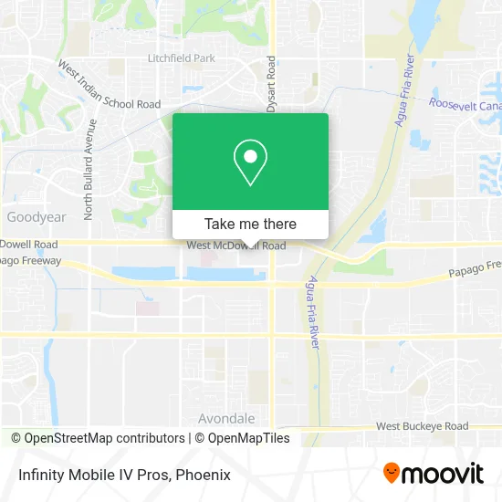 Infinity Mobile IV Pros map
