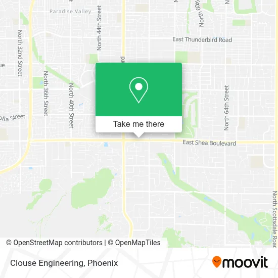 Clouse Engineering map