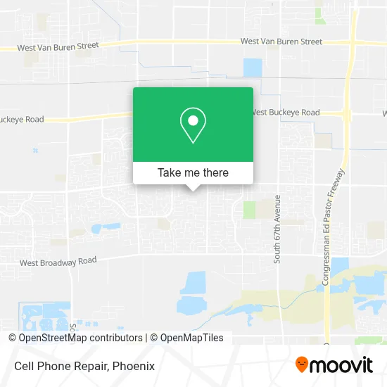 Cell Phone Repair map