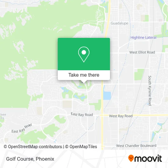 Golf Course map