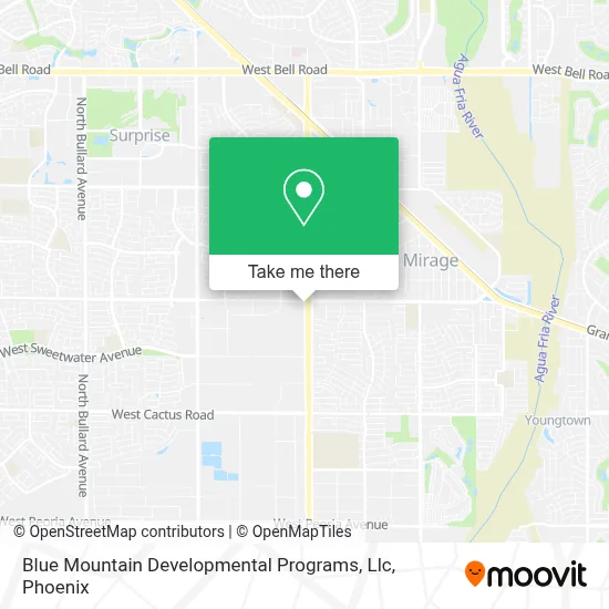 Blue Mountain Developmental Programs, Llc map