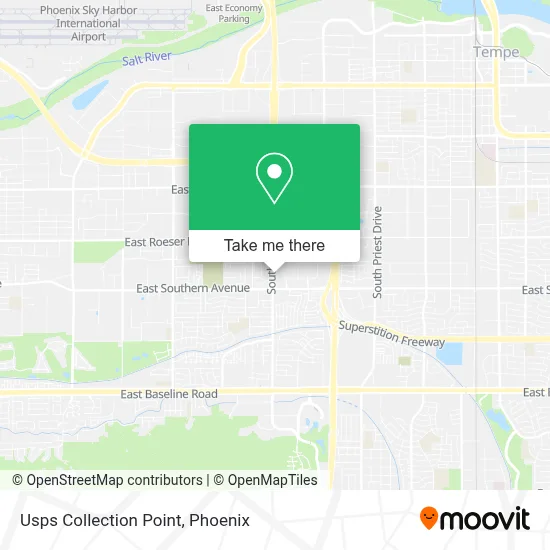 Usps Collection Point map