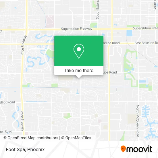 Foot Spa map