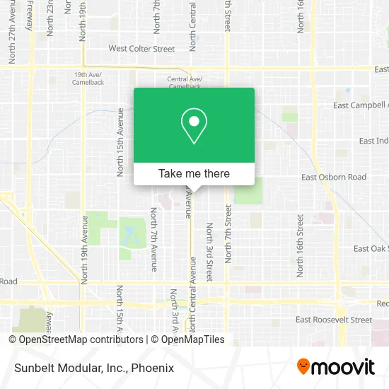Sunbelt Modular, Inc. map