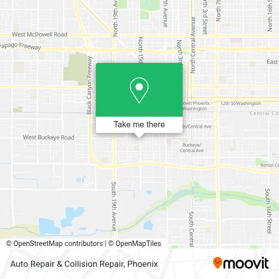 Auto Repair & Collision Repair map