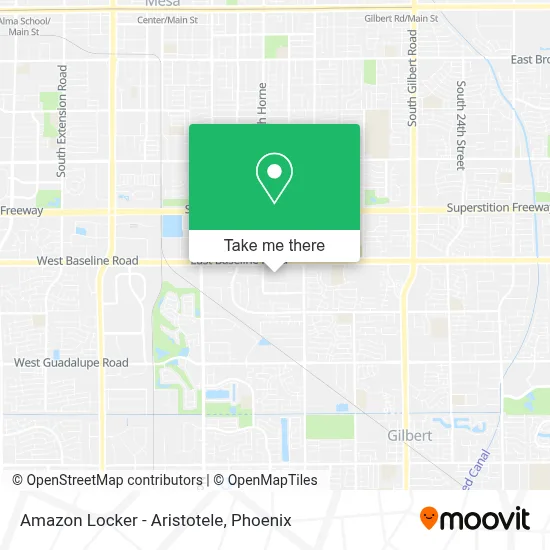 Amazon Locker - Aristotele map
