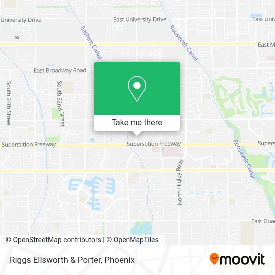 Riggs Ellsworth & Porter map