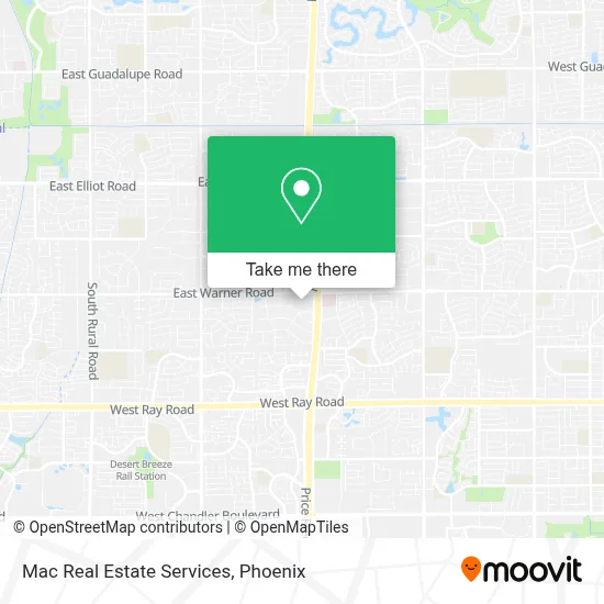 Mac Real Estate Services map